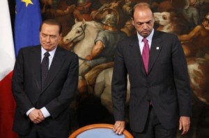 Silvio Berlusconi e Angelino Alfano