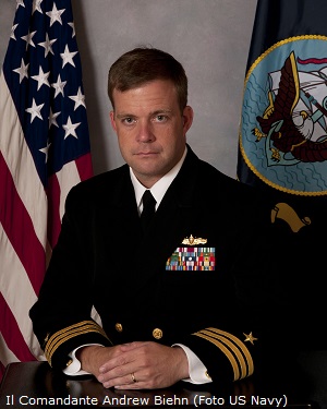 Il Comandante Andrew Biehn (Uss Thomas Truxtun, DDG 103)