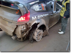Ecco come Tanak ha ridotto la sua Fiesta Wrc (Foto WRC.com)