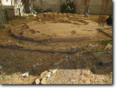 Il complesso dei Bagni Greci di Gela prima della pulizia (Foto Triskelion)