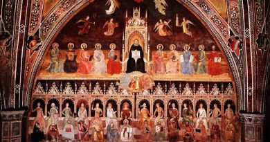 (Il trionfo di San Tommaso d’Aquino’, Andrea di Bonaiuto, Cappellone degli Spagnoli, Santa Maria Novella, Firenze)