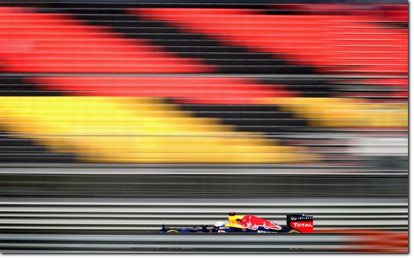 Tris d'Oriente per Sebastian Vettel, primo a Singapore, Giappone e Corea del Sud (Foto Getty Immages per Red Bull Racing)
