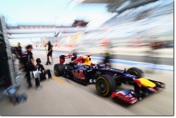 Sebastian Vettel è stato il più veloce nella prima giornata di libere del GP della Corea del Sud, ma le Ferrari non sono distanti (Foto Red Bull Racing)