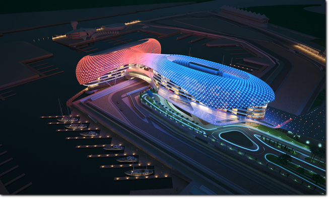 Sul circuito cittadino di Yas Marina si corre la quarta edizione del GP di Abu Dhabi, in una cornice suggestiva al calar del sole
