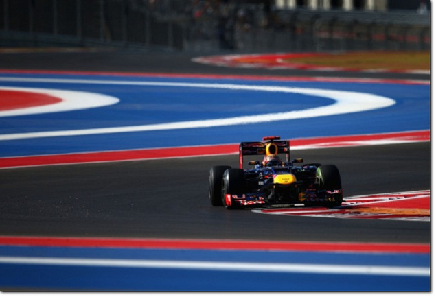 Sebastian Vettel non molla la presa sul GP degli Stati Uniti e domina anche le ultime libere (foto Red Bull Racing)