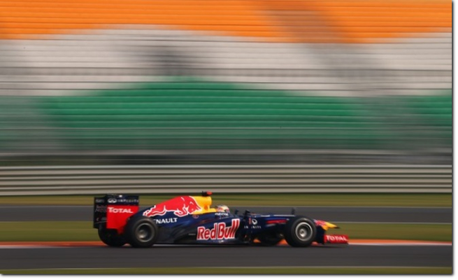 Vettel sempre il più veloce nella terza sessione di libere del GP d'India (Getty Images for Red Bull Racing)