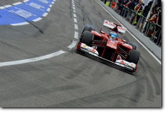Fernando Alonso è stato il più veloce nell'ultima sessione di libere a Hockenheim (Foto Ercole Colombo per Ferrari Media)