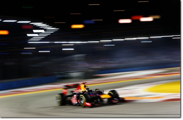 Sebastian Vettel, secondo successo stagionale a Singapore (Foto Red Bull Racing)