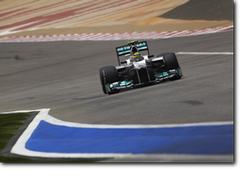 Nico Rosberg ci ha preso gusto. E' il più veloce anche nelle ultime libere del GP Bahrain (Foto Mercedes)