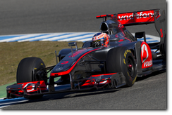 Jenson Button è stato il più veloce nelle prime due sessioni di libere del Gran Premio di Spagna (Foto McLaren Media Centre)