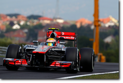 Lewis Hamilton, fantastica pole a Budapest, la ventiduesima della carriera. Per la McLaren è la pole 150! (Foto McLaren Media Centre)