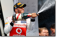 Lewis Hamilton ha dominato il GP d'Ungheria, vinto per la terza volta, dopo i successi del 2007 e del 2009 (Foto McLaren Media Centre)