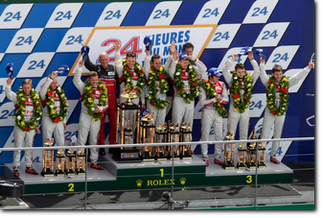 André Lotterer, Marcel Fässler e Benoit Treluyer hanno bissato il successo del 2011, vincendo la 80^ edizione della 24 Ore di Le Mans (Foto FIA WEC)