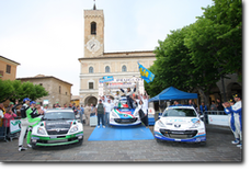 Il podio del 19° Rally Adriatico (Foto Aci Sport)